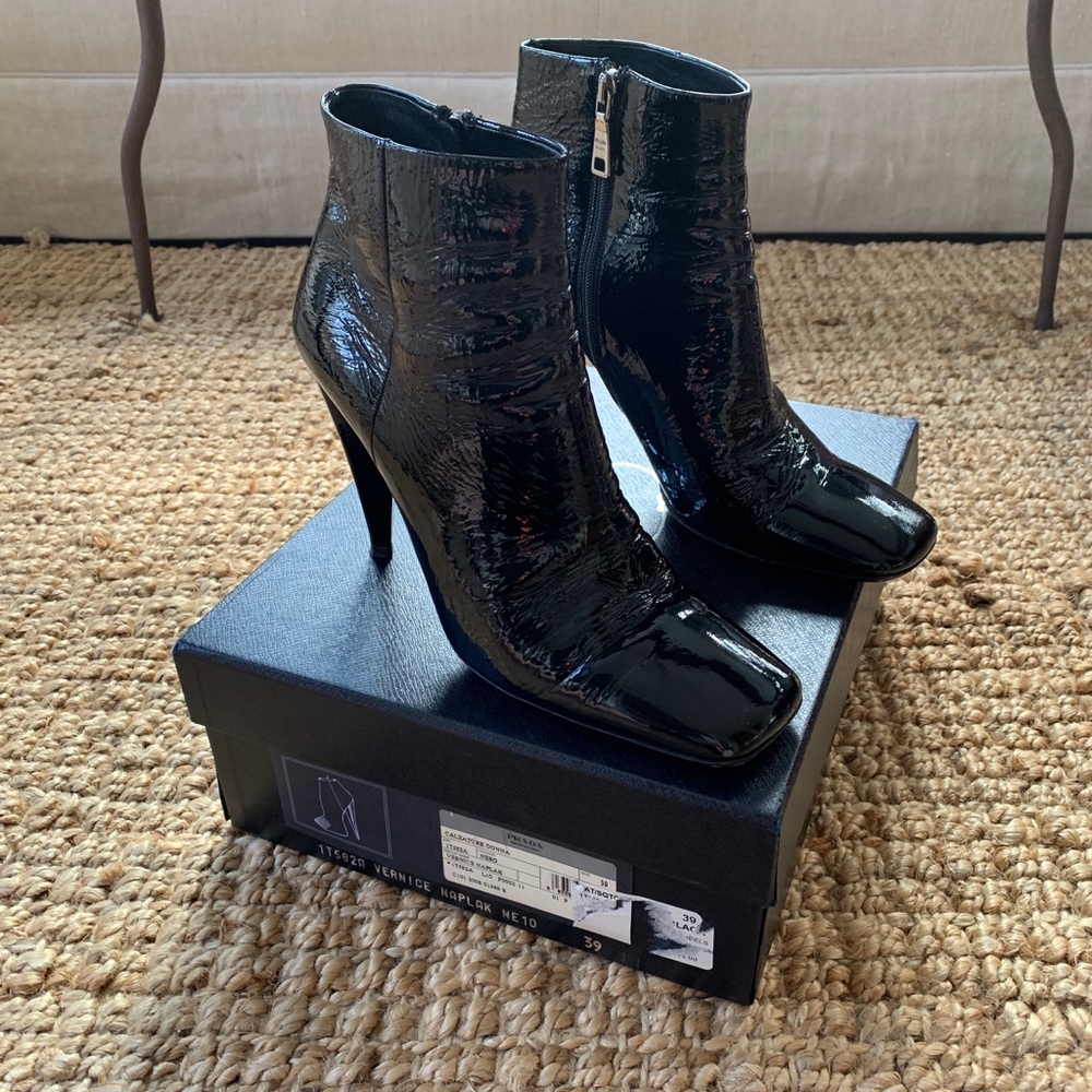 Prada Black Patent booties - Picture 6 of 8